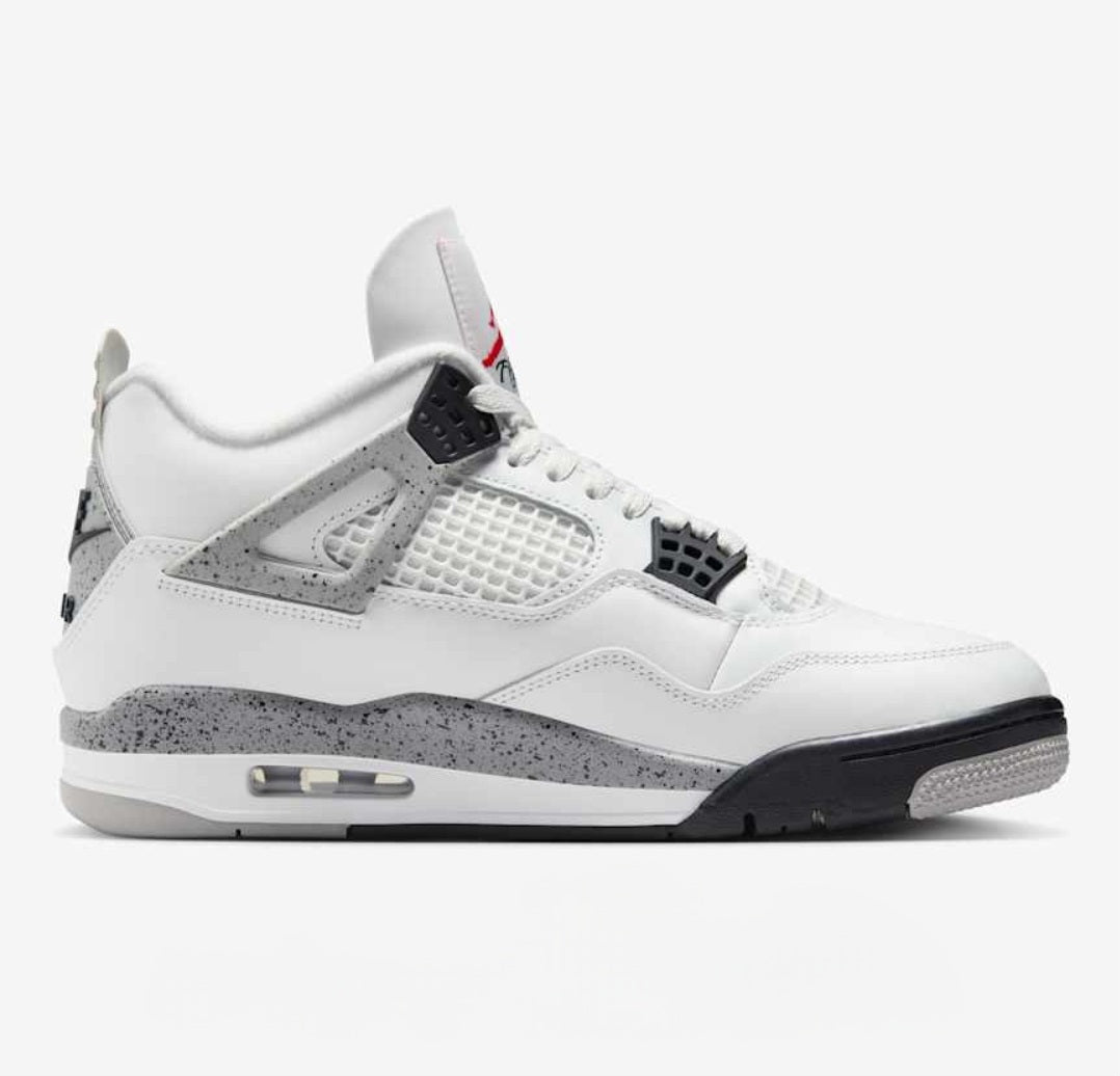 Nike Air Jordan 4 Retro White Cement 2025