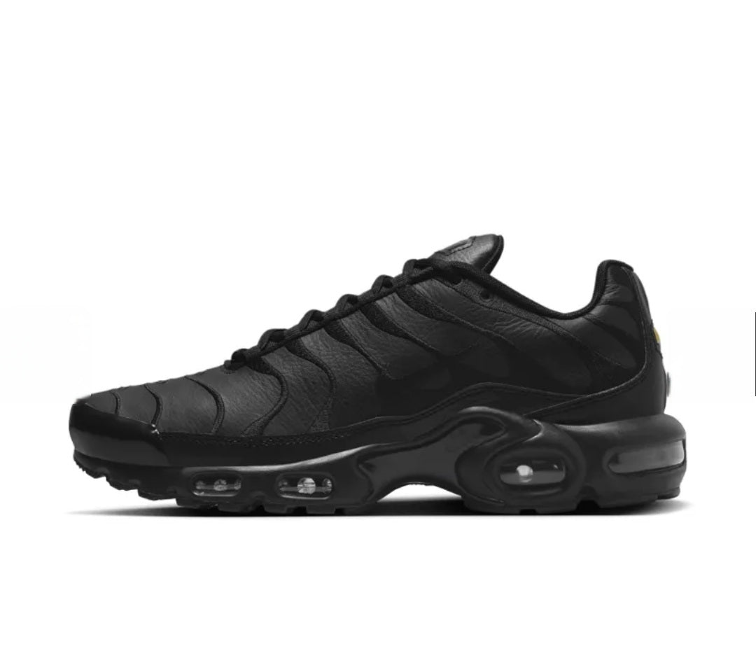 Nike Air Max Plus TN Leder Triple Black