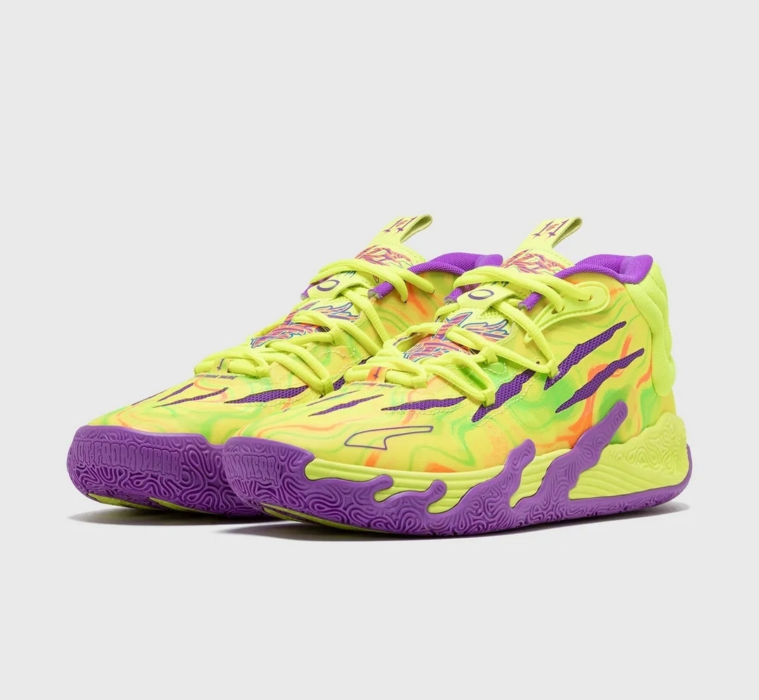Puma LaMelo MB.03 Inverse Spark Safety Yellow