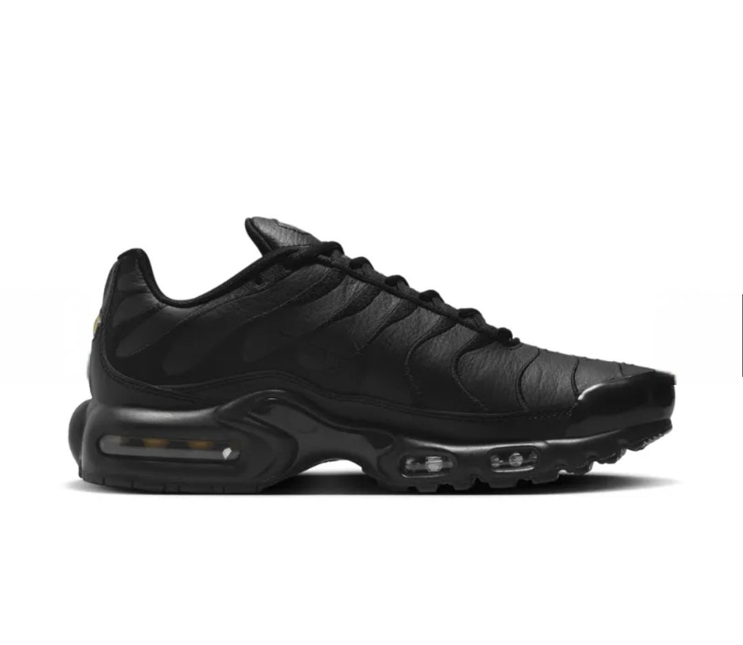 Nike Air Max Plus TN Leder Triple Black