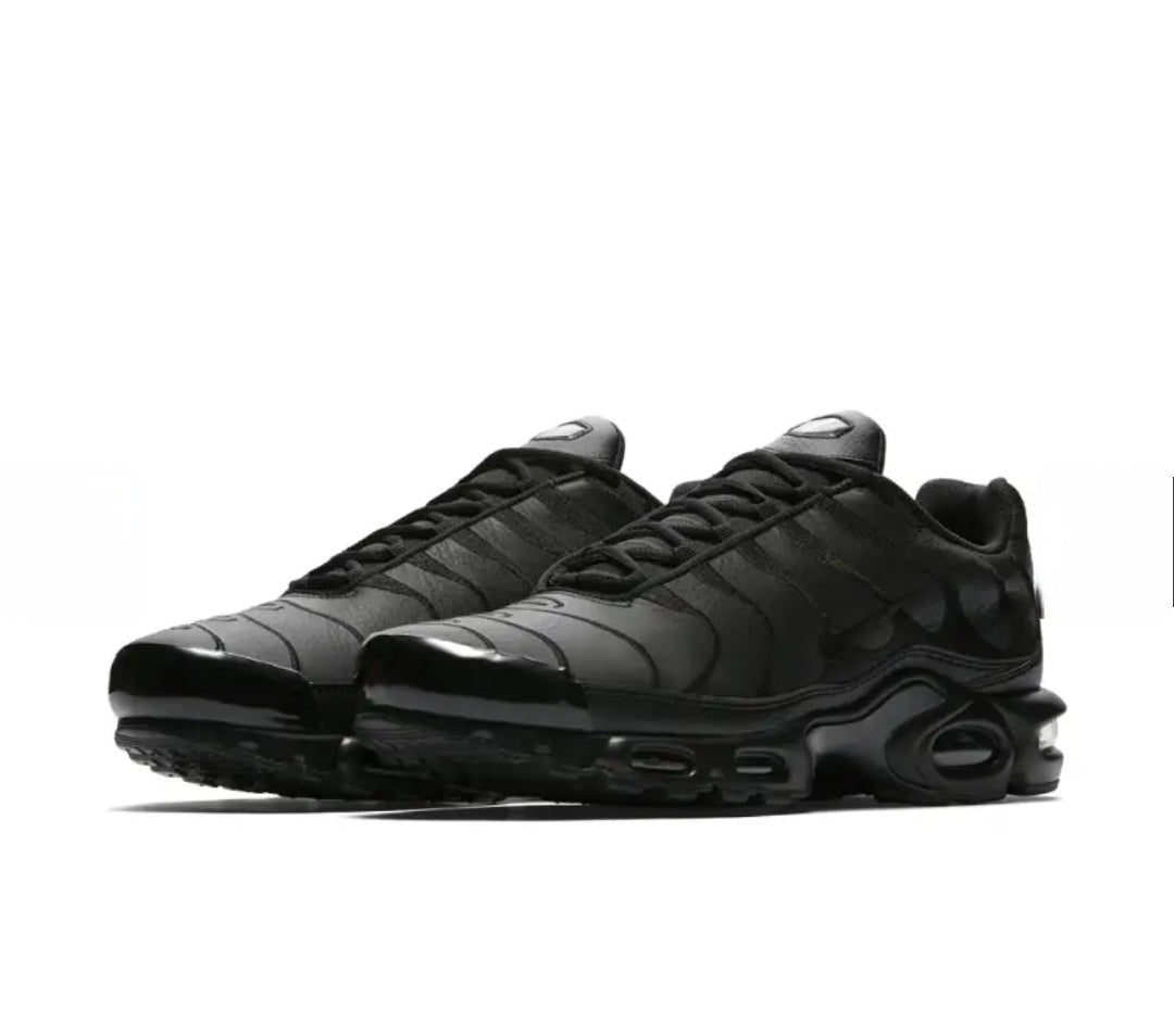 Nike Air Max Plus TN Leder Triple Black