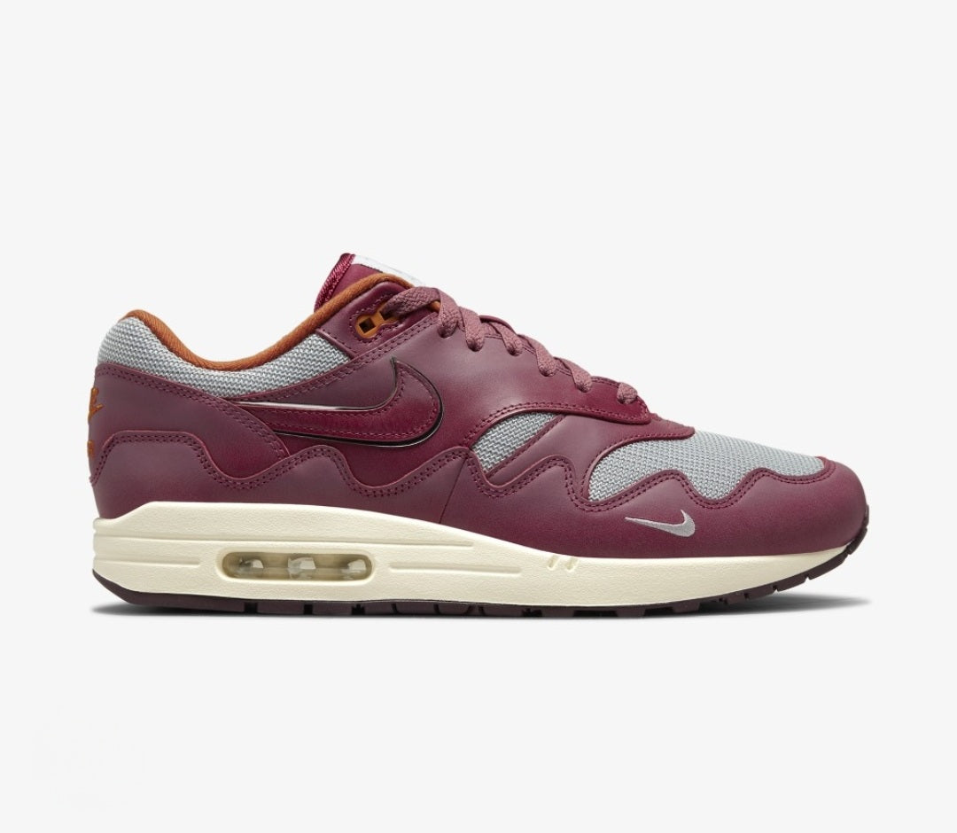 Nike Air Max 1 Patta Waves Rush Maroon