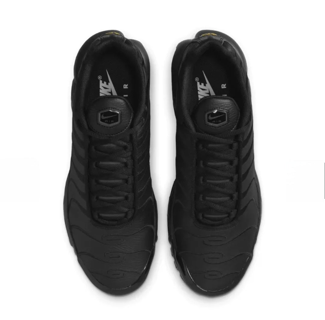 Nike Air Max Plus TN Leder Triple Black