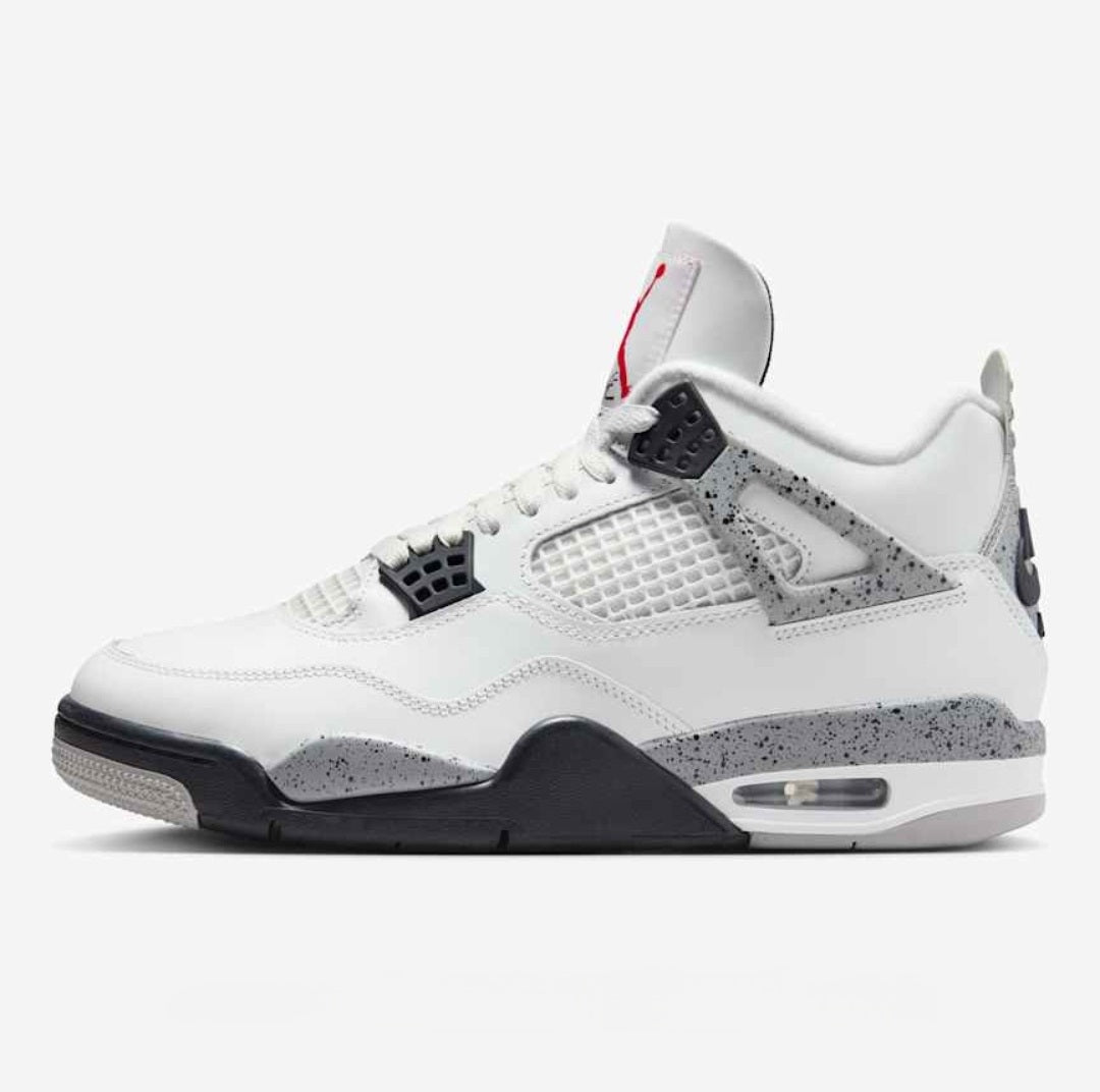 Nike Air Jordan 4 Retro White Cement 2025