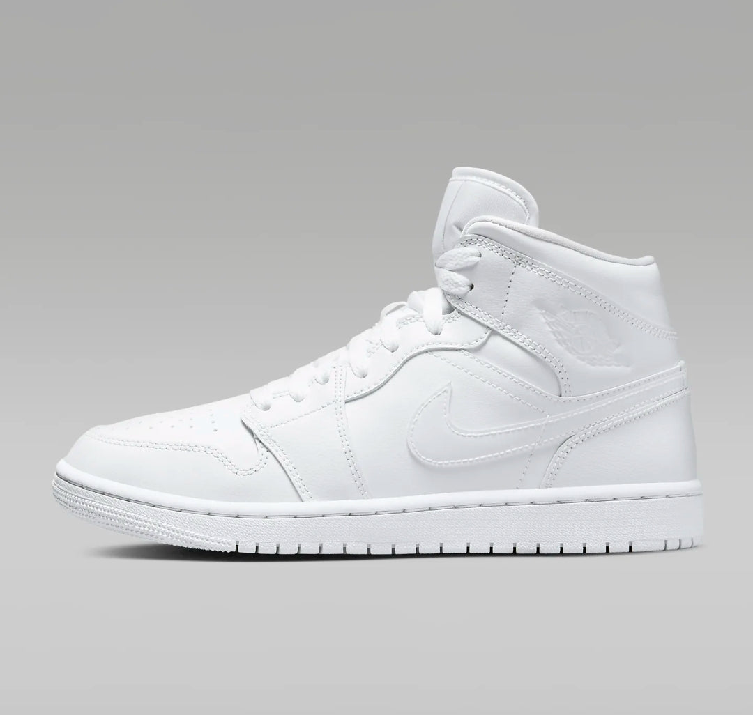 Nike Air Jordan 1 Mid Weiß Damen Sneaker