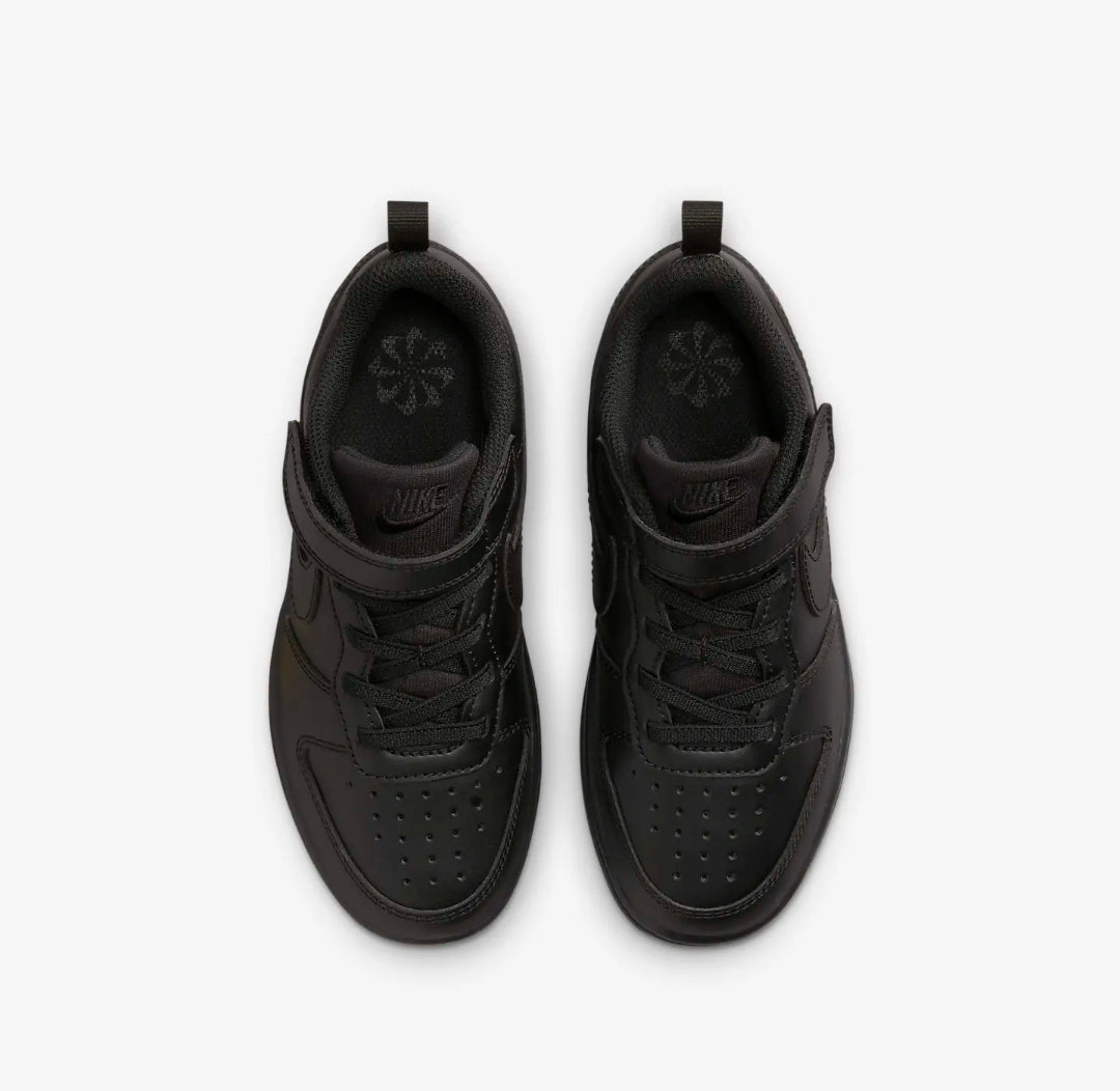 Nike Court Borough 2 Low PSV Schwarz Kinder