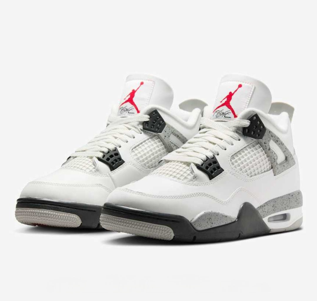 Nike Air Jordan 4 Retro White Cement 2025