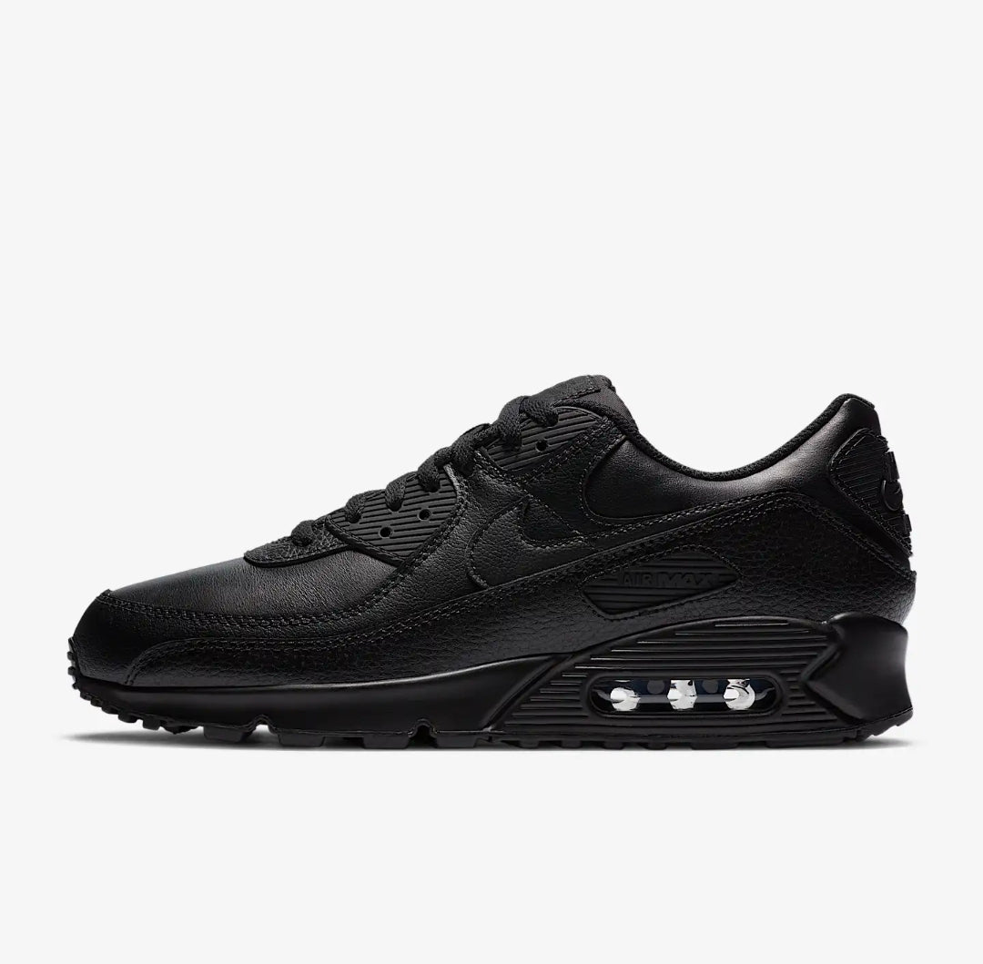 Nike Air Max 90 Leder Triple Black