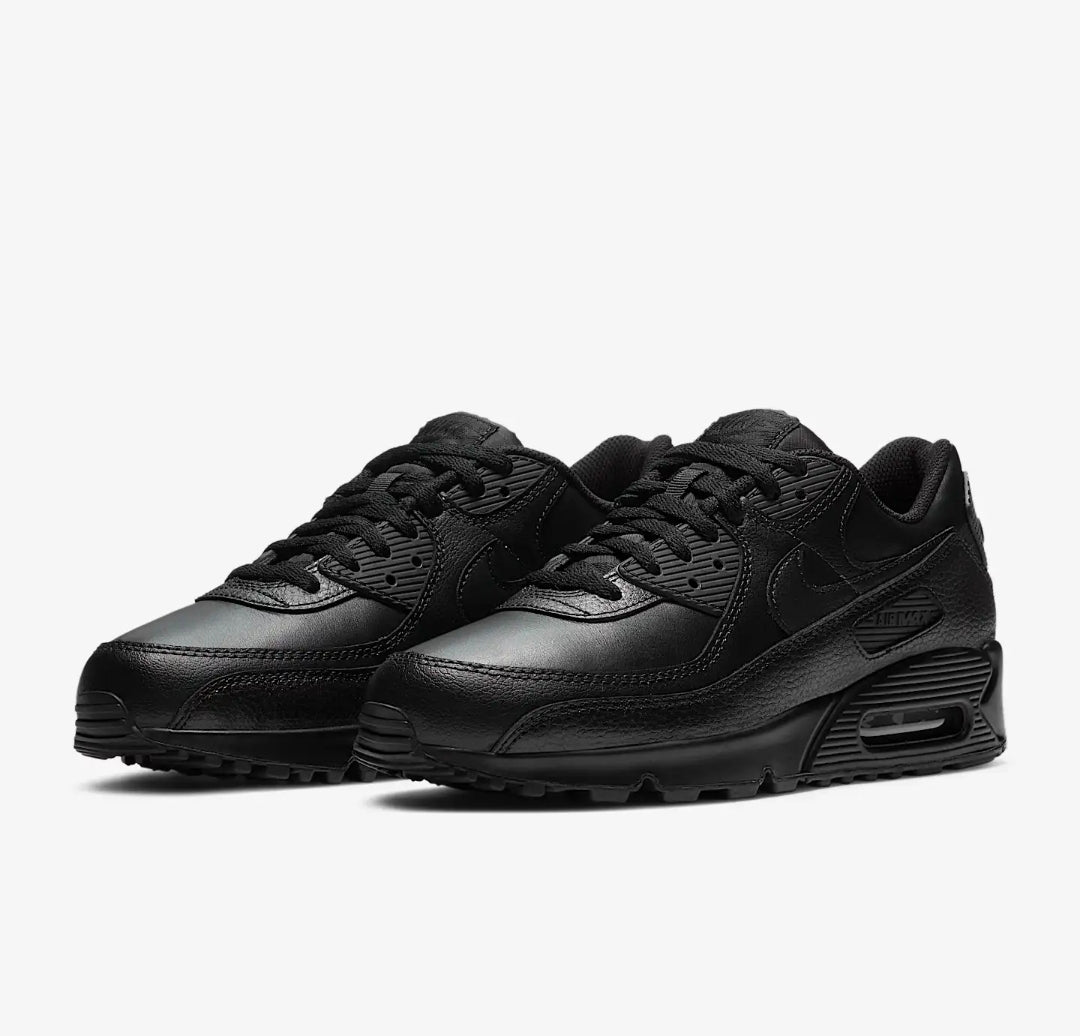 Nike Air Max 90 Leder Triple Black