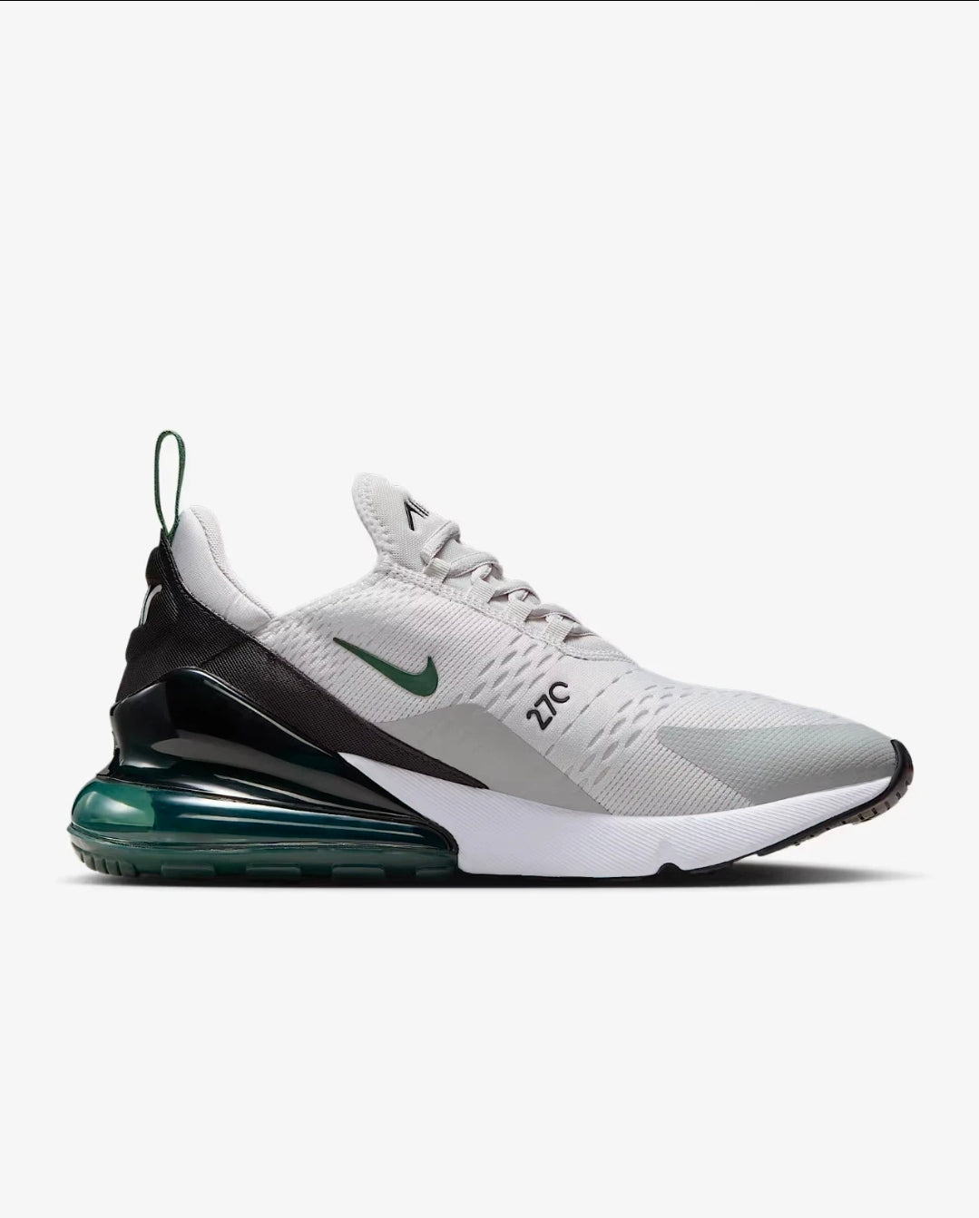 Nike Air Max 270 Grau Schwarz Grün