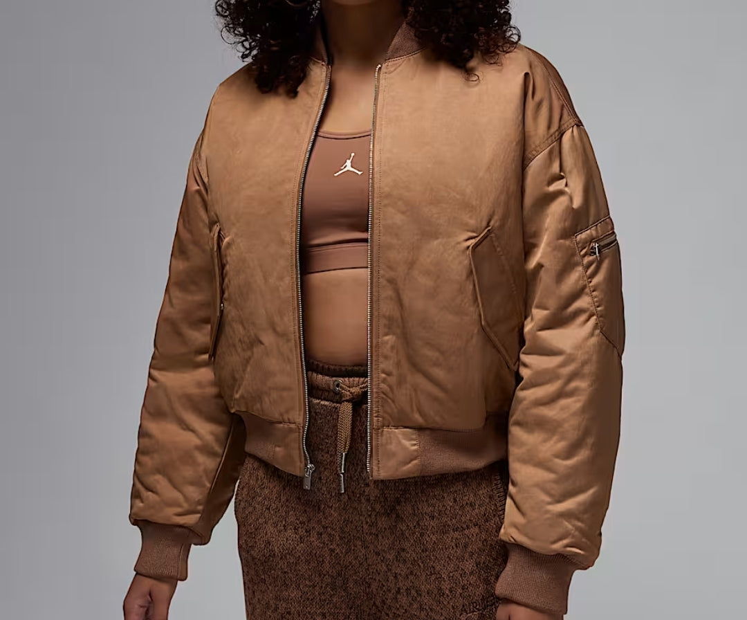 Nike Jordan Renegade Bomberjacke Damen Archaeo Brown
