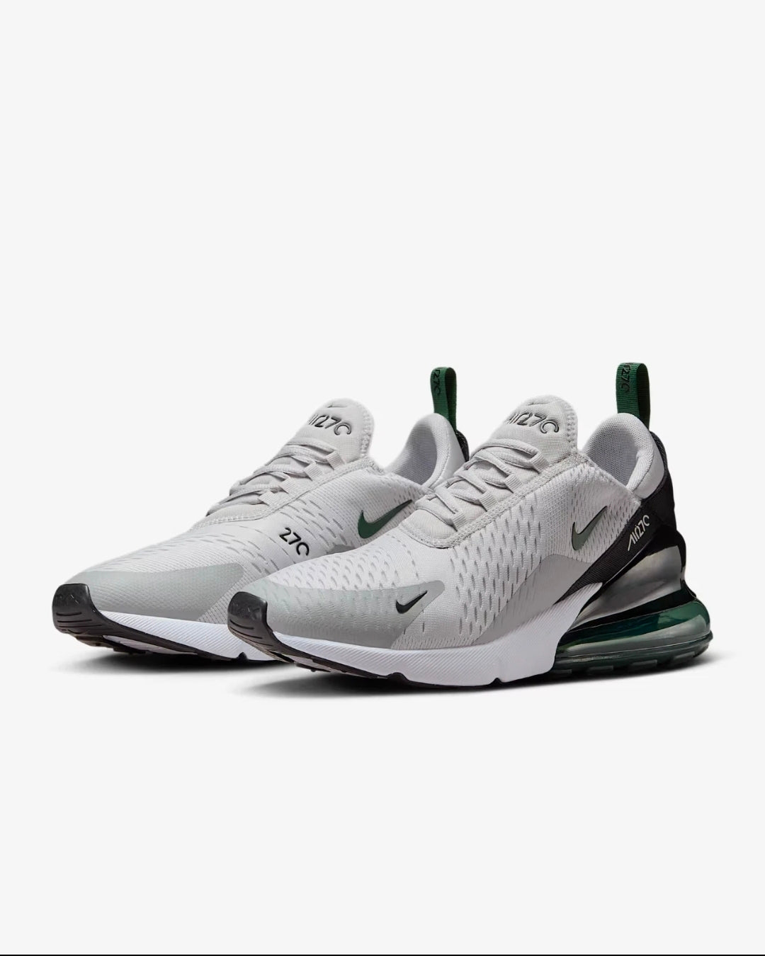 Nike Air Max 270 Grau Schwarz Grün