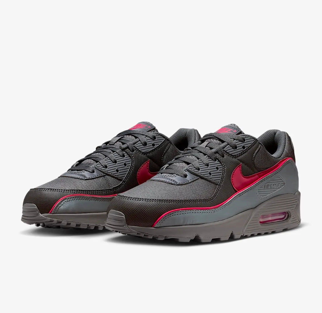 Nike Air Max 90 Premium Reflect Grey University Red