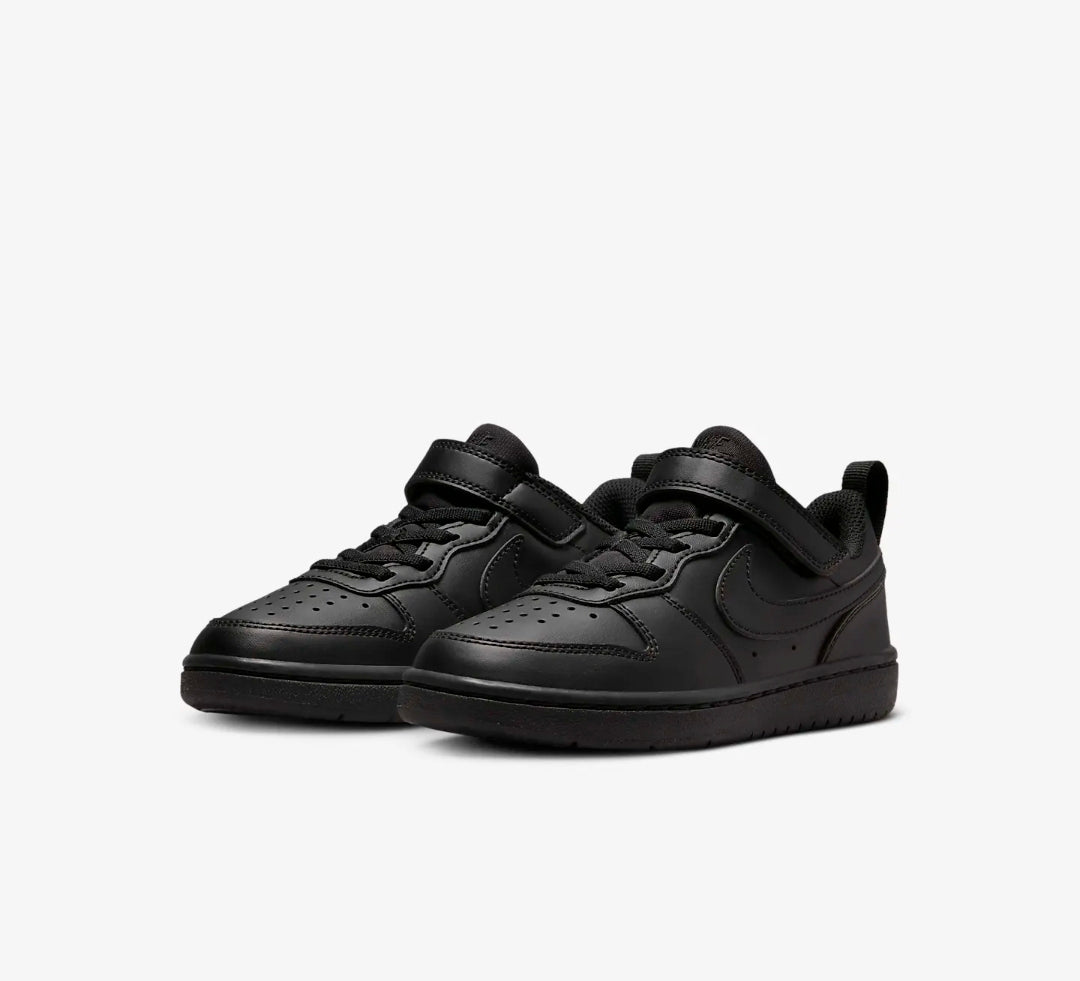 Nike Court Borough 2 Low PSV Schwarz Kinder