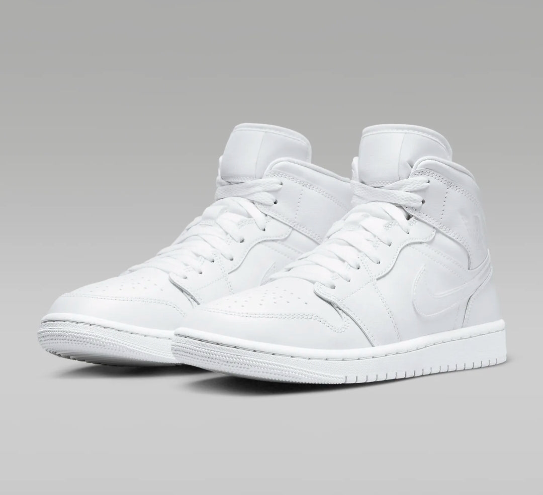Nike Air Jordan 1 Mid Weiß Damen Sneaker